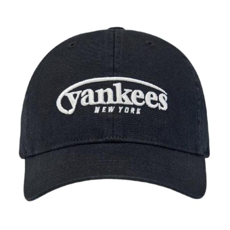 MLB Хлопковая бейсболка с вышивкой буквы для детей Черная F1