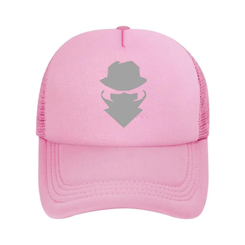 Hat and Mask Silhouette Mesh Baseball Cap Casual Hat Outdoor For Womens Unisex FeUnisex