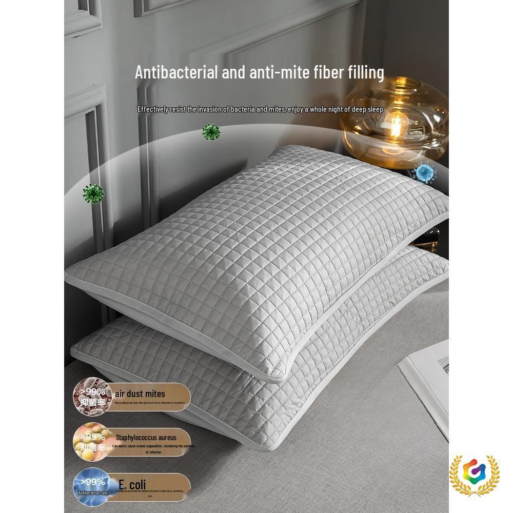 Sweatproof Mite-Proof Pillowcase: Anti-Oil & Stain, Protective Nano Isolation Layer for Men & Women.