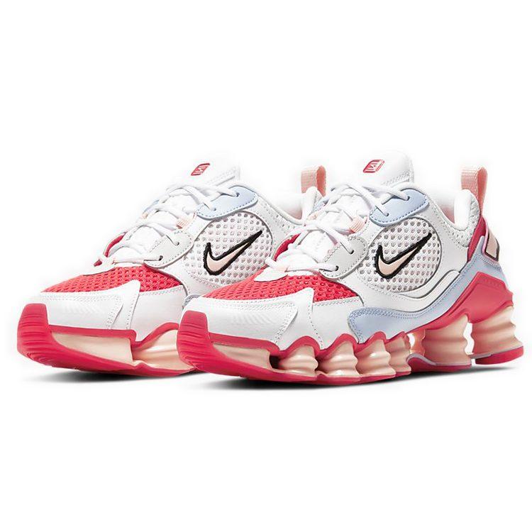 Nike Женские кроссовки Shox Tl Nova White Laser Crimson CV3602-101