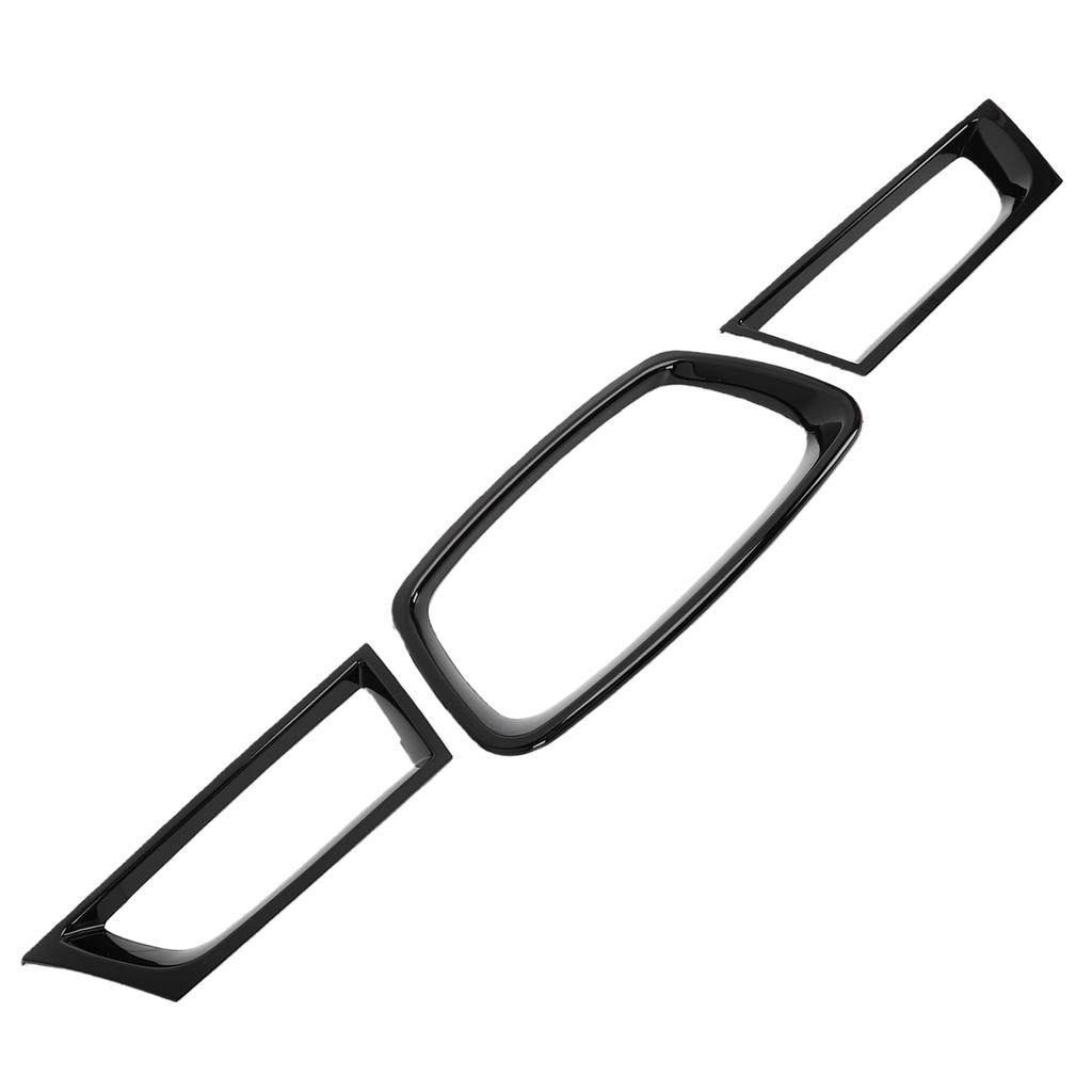 3Pcs Front Bumper Grill Trim Replacement for Subaru Impreza WRX STI 9th 2006 2007 Decorative Set for Car Grille Gloss