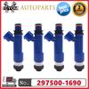 4 шт. 297500-1690 Z681-13-250 топливные форсунки для Mazda 3 (BK) 2002-2009 M3 (BL) 2009-2013 M3 (BM) 2013-2016 M3 (BN) 2017 M2 (Делавэр)