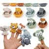 Finger Puppet Floating Shower Toy Animal Designs Stacking Boat Toys Baby Bath Toys  Beach Bathtub