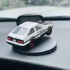 Украшения для центральной консоли автомобиля AE86 Модели автомобилей из сплава Игрушки 360° Вращение Металлические литые Изделие Ручная работа Автомобильные игрушки Автомобиль Фудзивара Тофу