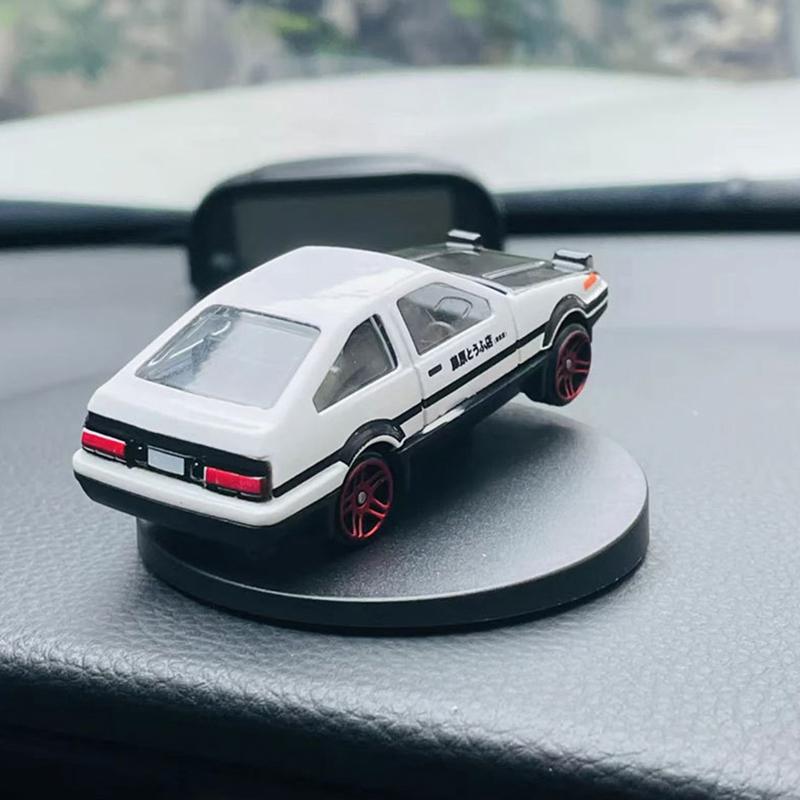 Автомобильная центральная консоль украшения Ae86 литые модели автомобилей игрушки поворот на 360° металл литой под давлением игрушки для автомобилей Fujiwara Tofu Car