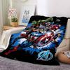 Avengers Heroes United Blanket Soft Throw Blanket For Home Bedroom Bed Sofa Travel Office Solid Christmas Blanket