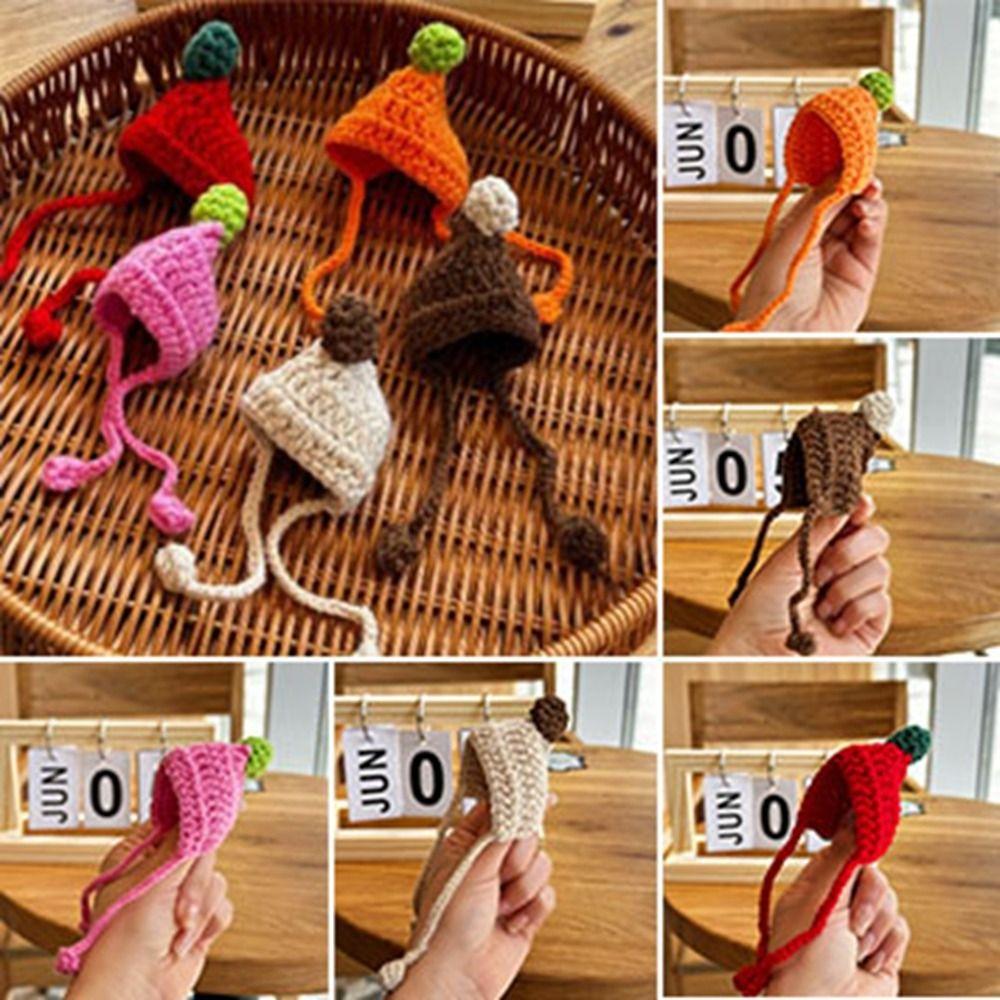 Casual Wear Animal Doll Knitted Hat Fashion DIY Knitted Skirt  Accessories  for 10cm Cotton Dolls