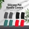 1Pair Heat‑insulated Pot Handle Grip Anti‑slip Texture Heat‑Proof Clamp  Iron Cookware