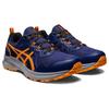 Asics Trail Scout 3 Deep Ocean Ярко-оранжевые мужские кроссовки Синие 1011B700-400