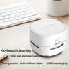 Настольный беспроводной пылесос, мини-пылесос для клавиатуры, портативный пылесос для очистки бумажных отходов