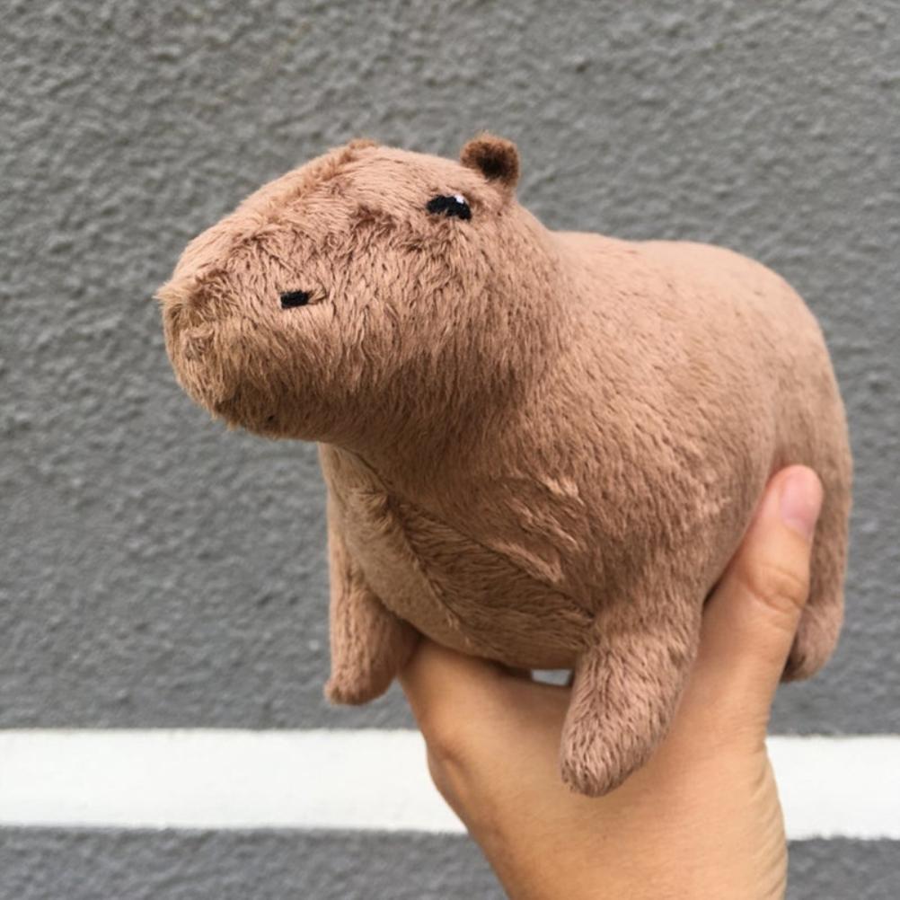 Simulation Animal Capybara Plush Toys Cute Capybara Plushie Dolls Wild Animals Stuffed Toys Gift