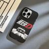 Гонки Аниме Initial D Для IPhone 16 15 11 12 13 14 17 Pro Max PLUS Pro Мягкий Гофрированный Силиконовый Задний Чехол для Телефона