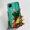 Чехол для Google Pixel 4A 4 A 4G Черный Чехол для Телефона Эстетичный Милый Кошка Мультяшный Тонкий Мягкий ТПУ Силиконовый Задняя Крышка Для Pixel4A Чехол