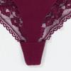 6Pcs Plus Size Sexy Panties Set Women Lace Wave Trim Stretch Cheeky Briefs Thongs 0Xl-5Xl
