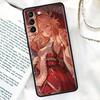 Черный мягкий чехол для телефона Samsung Galaxy S22 S21 S20 Ultra FE S9 S8 S10 Plus Note 20 10 9 Fundas Cover Genshin Impact Beelzebul