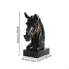 Horse Head Statue Sculpture,Modern,Abstract,Elegant Vivid Decorative Art Figurine for Home