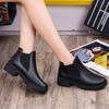 Autumn New Boots Short Boots Women's Round Head Black Short Boots Casual Women's Boots