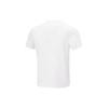 Li-Ning Футболка Cooling Tea T Quick-Dry Cool Casual Printed Letter Round Neck Sports Knit Short Sleeve T Shirt Men Tops Standard-White ATSU587-3