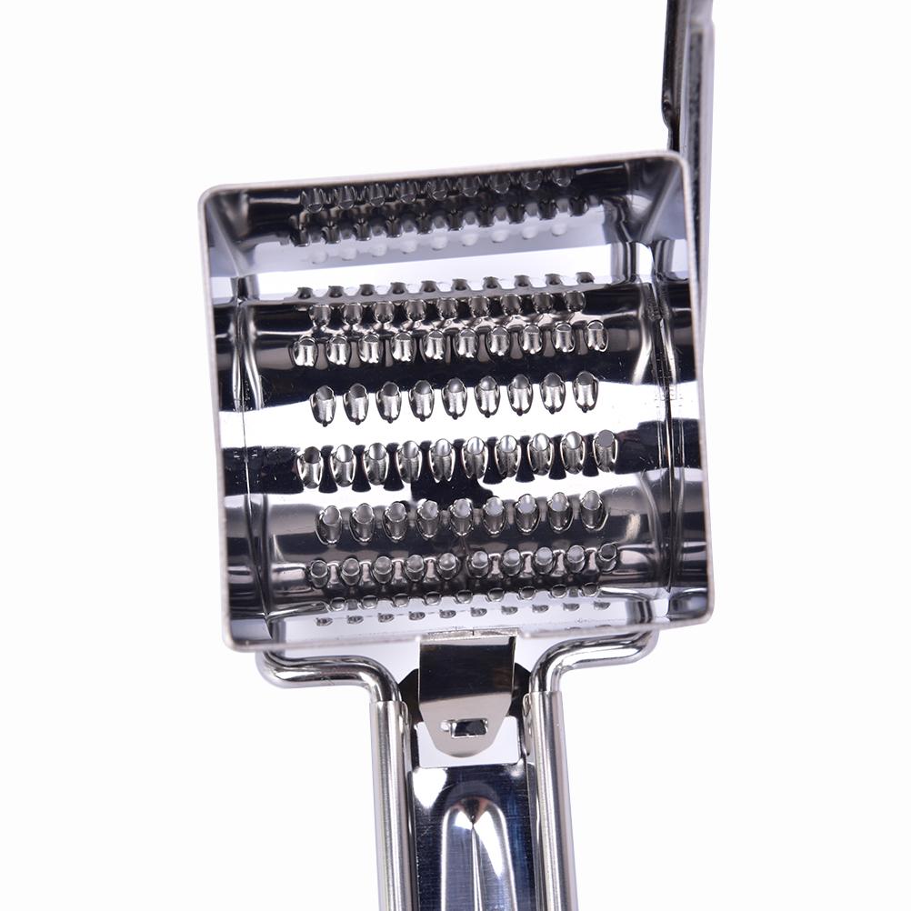 Ручная роторная терка для сыра из нержавеющей стали, измельчитель для овощей