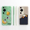 For Huawei P60 Pro Art Case Butterfly Rose Soft Liquid Silicone Cover For Huawei P 60 Art P60Pro Anti Drop Protective Bumper