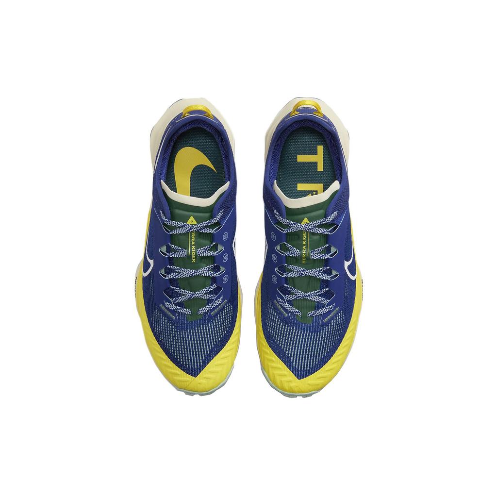 Nike Air Zoom Terra Kiger 8 Deep Royal Blue Мужские кроссовки Yellow-Strike Gorge-Green White DH0649-400