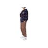 New MLB Old Flower Sweaters Unisex Navy Blue 3AKPM0226-50NYS