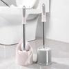 Toilet No Dead Ends Toilet Brush Set Cleaning Brush Long Handle Plastic Toilet Brush Toilet Brush Toilet Brush