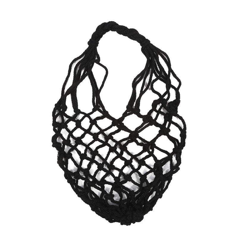 1pc Handmade Mesh Bag Reusable Beverage Holder Coffee Cup Holder Portable Drink Carrier Decorative Mesh Bag