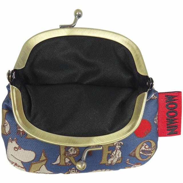 Кошелек Муми-троллей с жаккардовым замочком Memories Blue