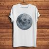 Moon Seafull Moon Фотопринт Гик Футболка Унисекс Новая Белая Повседневная Футболка с Коротким Рукавом Унисекс Уличная Одежда Teebreathable Принт