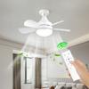 40/60W E27 LED Ceiling Fan Light Remote Dimming Function Suitable for Living Room Study and Home Use Fan Light Removable 85-265V