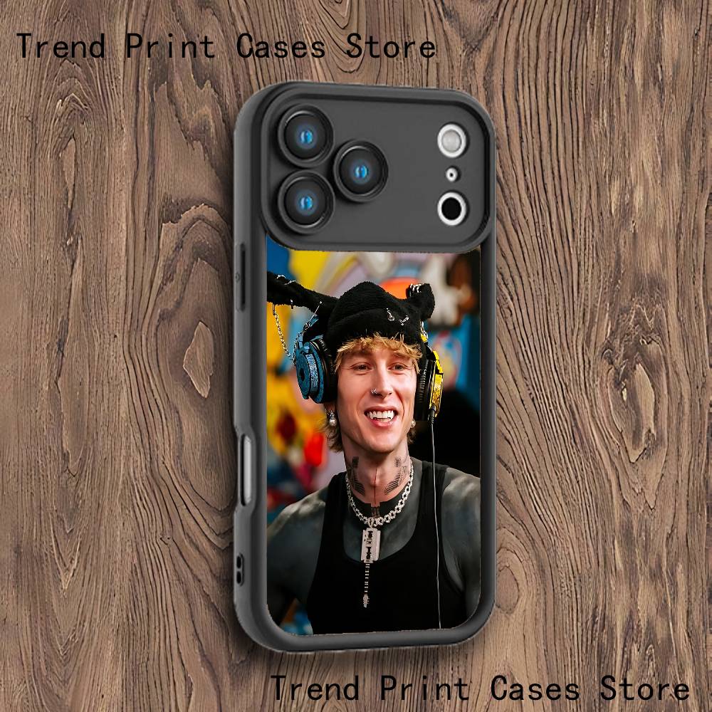 Чехол для телефона M-MGK Lost Americana LA для iPhone 17,16,15,14,13,12,11,Pro,Max,Plus,X,XS,SE4,E,Mini Черный Утолщенный край Чехол