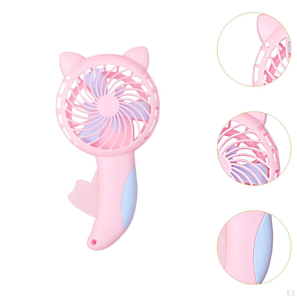 Мини Ручной Пресс Вентилятор Милая Игрушка Мультяшный Ручной Дорожный