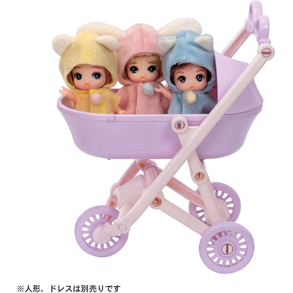 Takara Tomy Ликка-тян LF-11 Трехколесная коляска-трансформер Игрушка-одевалка для детей от 3 лет