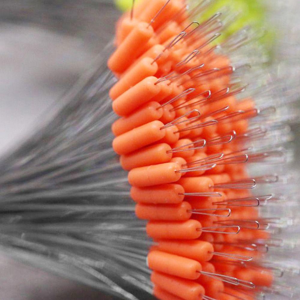 200pcs Float Rubber Bean Line Tackle Accessories Space Beans  Lakes Rivers Sea