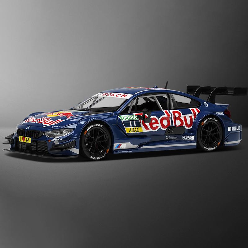 1:24 BMW M4 DTM Red Bull Суперкар Сплав Металл Литье под давлением Модель Автомобиля Спортивный Дисплей на Открытом Воздухе Хобби Коллекция Праздничные Подарки Для Мальчиков