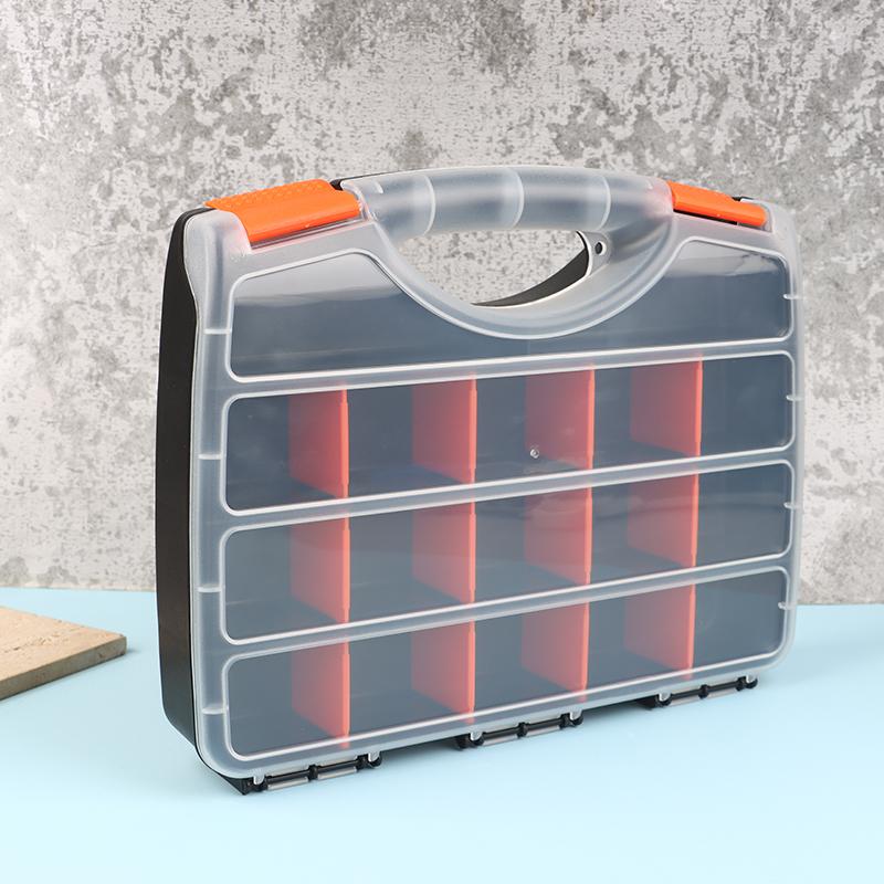 Ящик для инструментов Органайзеры и хранение Пластиковый контейнер Отсек Регулируемый съемный ящик для инструментов Крепеж Винт