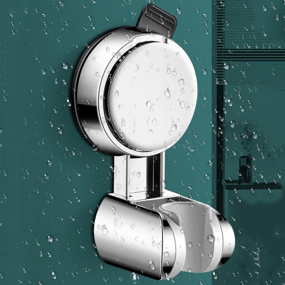 Adjustable Suction Cup Shower Bracket Strong Bearing Shower Fixed Base Showerhead Rack