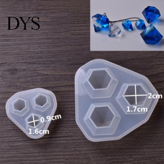Силиконовая форма ромбовидной формы для изготовления ювелирных изделий DIY, литье из смолы, инструмент для ремесла