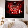 Bayern Munich Wall Decor Tapestry Art For Pet Memorial Birthdaywedding Party Backdrop Family Gift