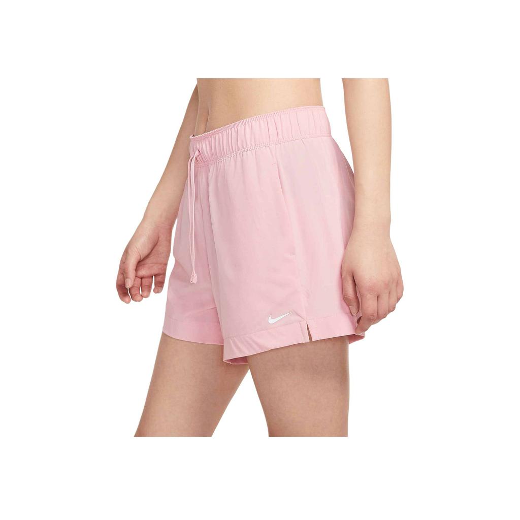 Nike Спортивные шорты с принтом логотипа серии Lifestyle, дышащие шорты на шнурке, женские шорты розового цвета DA0906-630