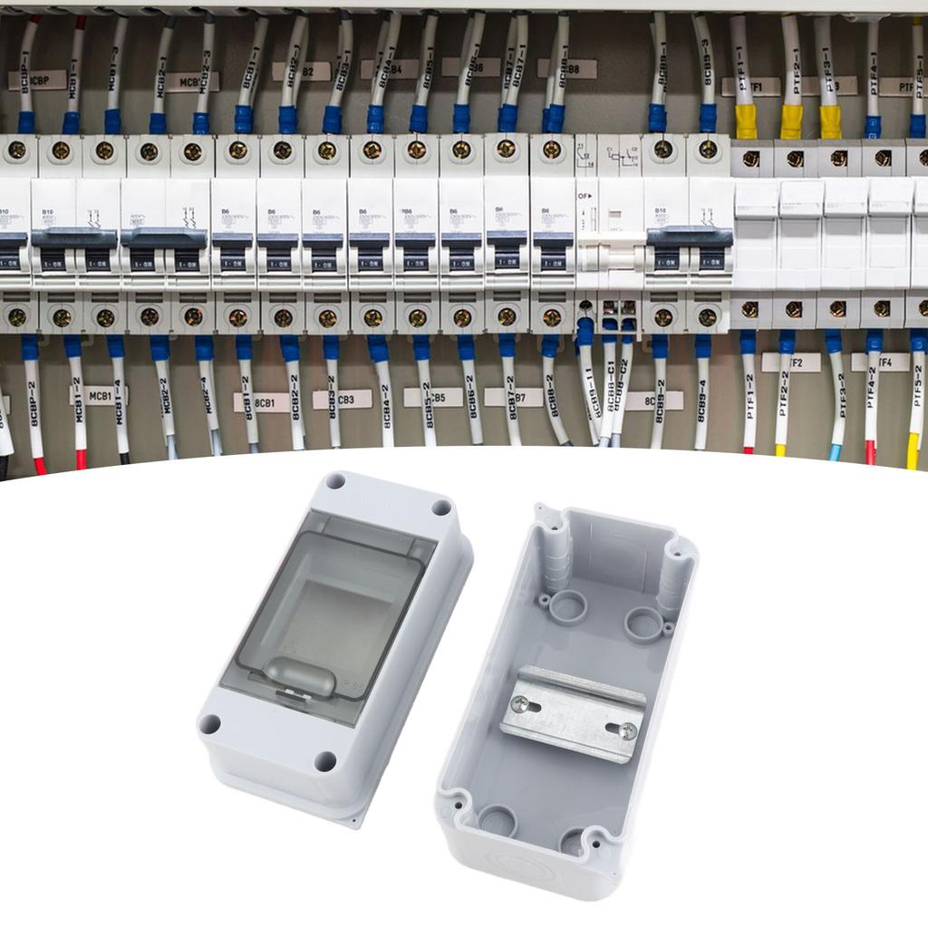 Распределительная защитная коробка Водонепроницаемая Ветрозащитная Коробка с автоматическими выключателями с прозрачной крышкой для строительной техники