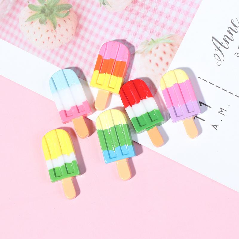 5Pcs 1:12 1:6 Dollhouse Miniature Popsicle Dolls Kitchen Food Accessories