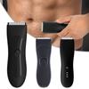 Genital Pubic Hair Shaver for Men Testicles Body Clipper Trimmer Shaving Machine Groin Mower Sex Haircut Anti Cut Electric Armpit Razor