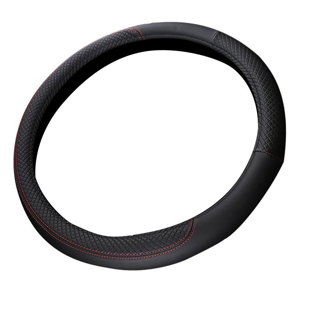 Чехол на руль автомобиля Тисненый Противоскользящий Искусственная кожа Защитник рулевого колеса автомобиля для