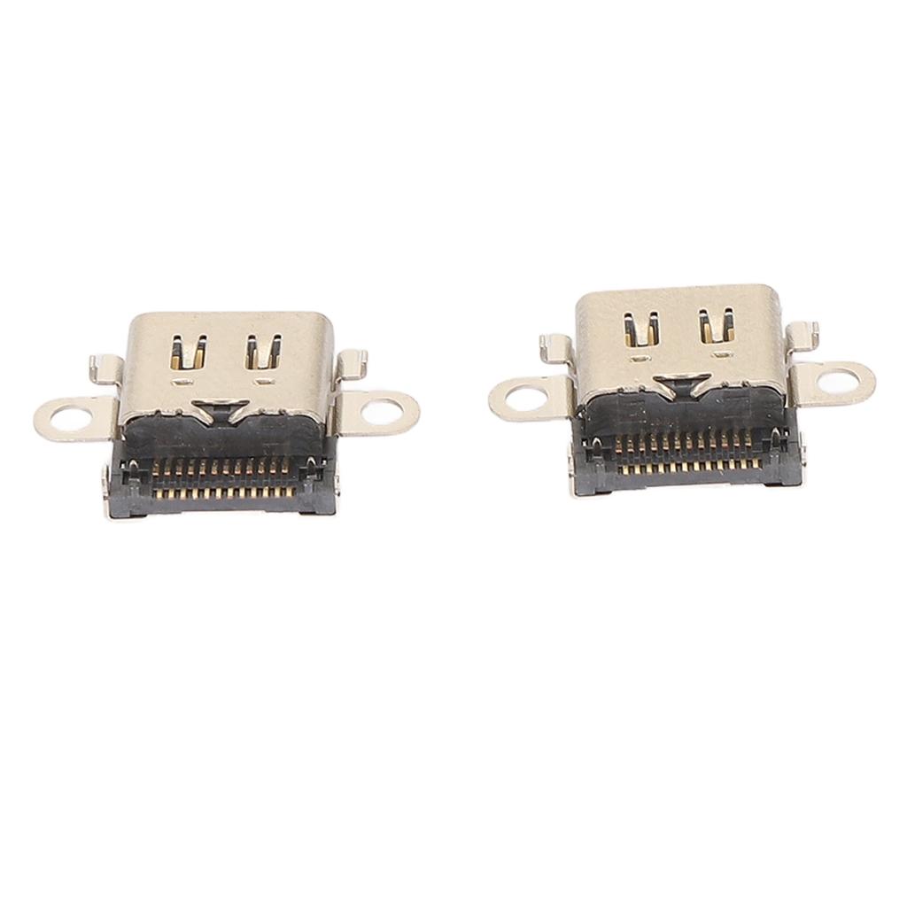 2Pcs Replacement Type C Charging Port for Switch Lite USB C Console Dock Connector Charger Socket Port for Switch Lite