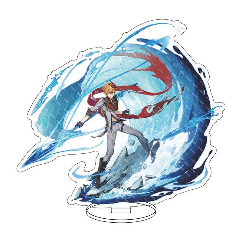 Изысканная акриловая подставка для фигурки Genshin Impact Барбатос Кэ Цин Барбара для демонстрации и декора