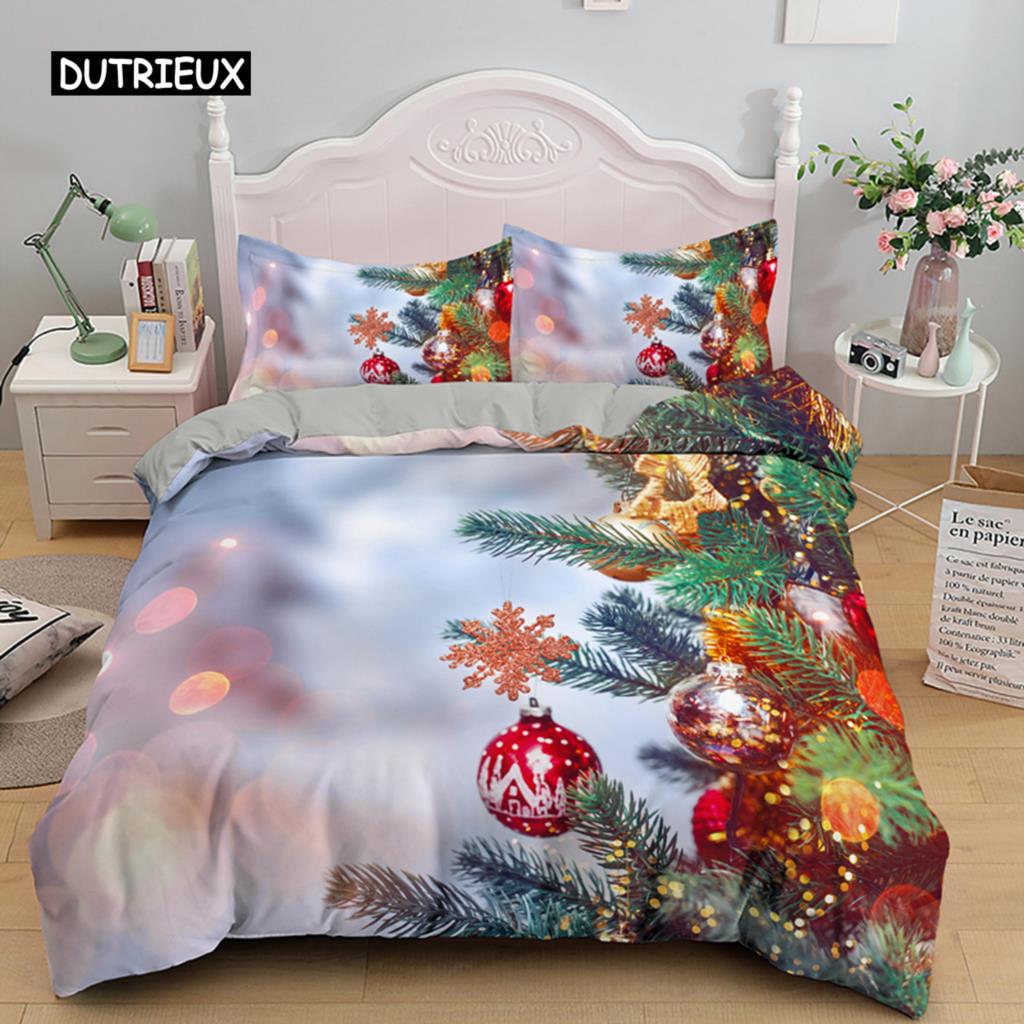 3D-печатный комплект постельного белья Merry Christmas Queen/Twin/King Size рождественское украшение для дома постельное белье с подушкой