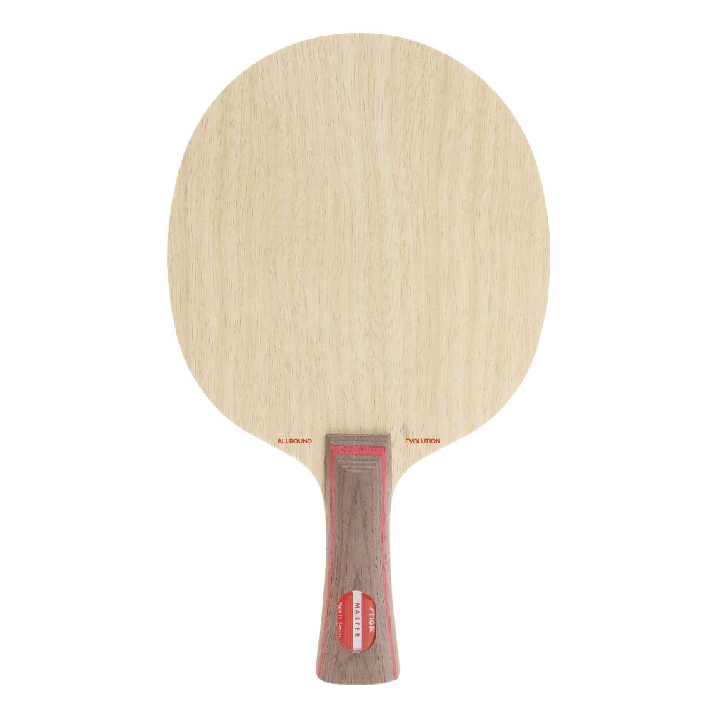 STIGA Allround Evolution Table Tennis Racket Flare Grip 1051-35 5-Ply Wood Blade 6.0mm ALL Speed 72 Control 77 Sweden