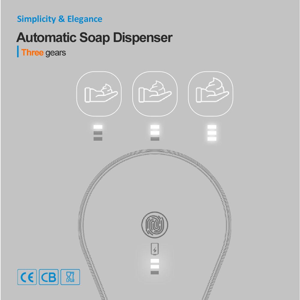 Автоматическая индукционная машина для дезинфекции рук, настенный дозатор мыла, интеллектуальная индукционная пенная мыльница для мытья рук детьми